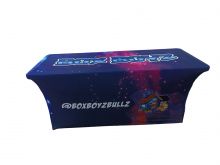 6' Custom Stretch Table Cloth   